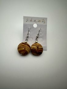 New Wood Effect Earrings