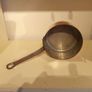 Vintage copper  chefs saucepan tinned interior Image 2