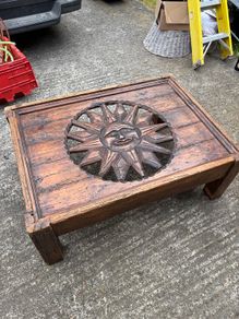 Handmade wooden coffee table