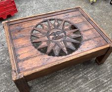 Handmade wooden coffee table
