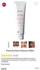 Fresh Soy Face Cleanser