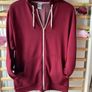 hoodie topman size medium burgundy hoodie mint condition Image 7