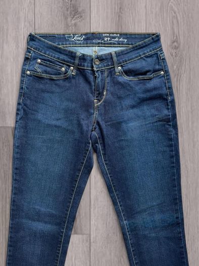 Classic Levis Demi Curve 27 8-10 Ankle Skinny Dark Wash Jeans