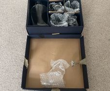 Whiskey/Brandy Decanter and 6 Glsses