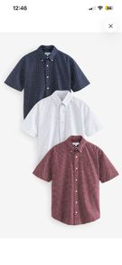3 Mens short sleeve shirts