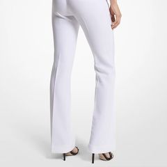 Michael Kors Woven Bootcut Pants - BLACK