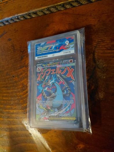 Mega Charizard X EX Pokemon Slab Ace 9