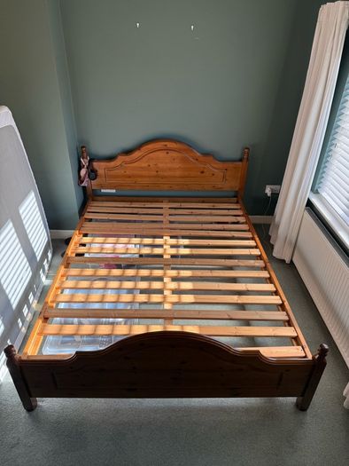 Bed Frame - Solid Wood - Queen Sized