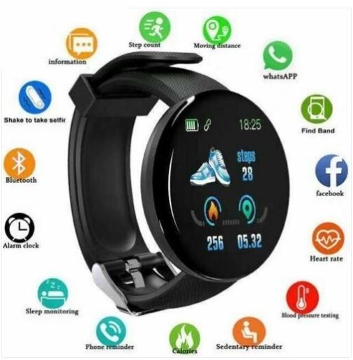 High Quality Bluetooth Smart Watch Fitness Tracker Men Women Pedometer iOS Android