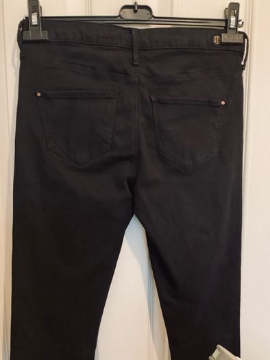 River Island 'Molly' Mid-Rise Skinny Jeans Black