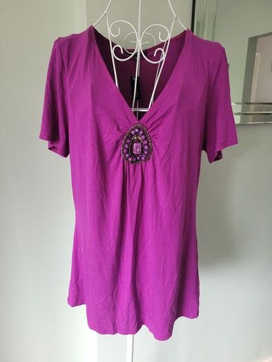 bnwt beaded purple top