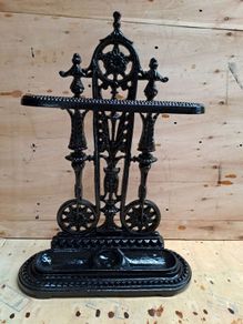 Cast iron umbrella, stick stand