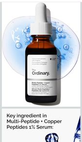 Peptides + copper 1%