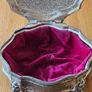 Silver Plate VINTAGE box Lion Claw Footed DIEU ET MON DROIT .In good condition. See photos for same. Image 3