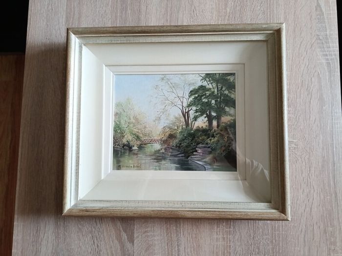 May Uniacke Nichol St Stephens Green Dublin Original Painting