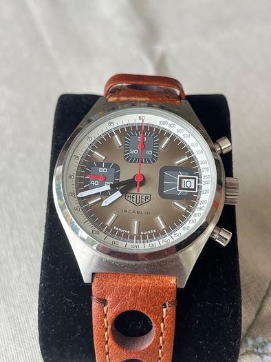 Heuer Incabloc 1611 Chronograph Vintage
