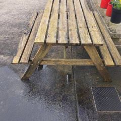 Garden table bench kids