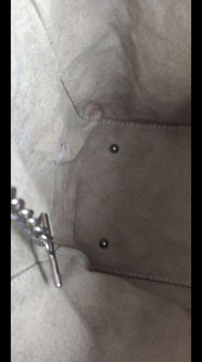 Reversible Genuine Pebbled Leather & Suede Tote / Sack Bag