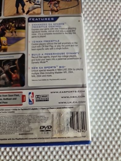 NBA Live 2004  PlayStation2 Ps2 Games Original