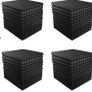 12 Pack Acoustic Foam Panels, 1" X 12" X 12" Studio Soundproof Wedge-shaped Fireproof Soundproof Liner Acoustic Treatment Foam (FREE POSTAGE) Image 7