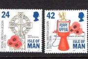 1996 Isle of Man 75th Anniversary of Royal British Legion Commemorative Stamps Mint Never Hinged (MNH)