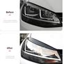 Two Car Decorative Strips, Headlight Covers, Meticulously Designed Eyebrow Trim Covers, Image 5