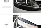 VW Two Car Decorative Strips, Headlight Covers, Meticulously Designed Eyebrow Trim Covers,