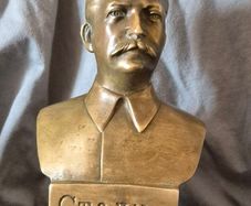 Vintage soviet russian bust of stalin.