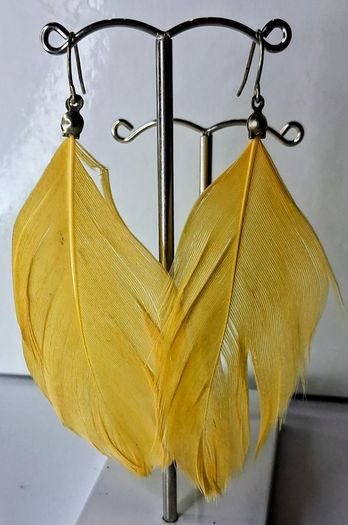Boho Golden Feather Indie Style Earrings