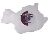 Handmade Glass County Clock - Westmeath