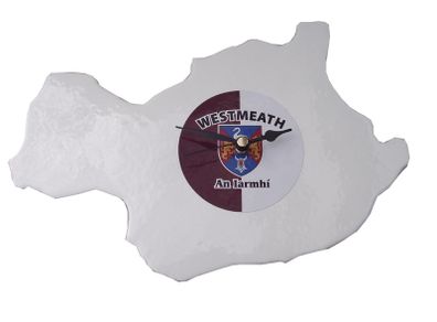 Handmade Glass County Clock - Westmeath