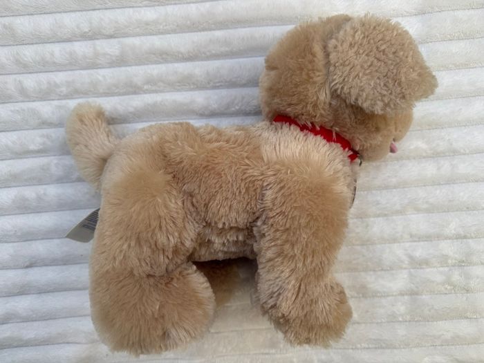 Build A Bear Promise Pets Plush Golden yellow Labrador Retriever Puppy Dog with Barking sound (Press the paw for sound). Approx. 12" Used Please see photos