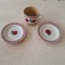 Nicholas Mosse Apple Design Small Mug and plates Image 3