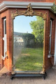 Large Victorian giltwood mirror