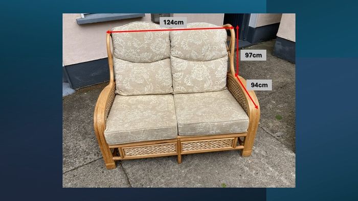 4 Piece Rattan Furniture Set