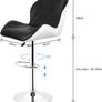 2 x bar stools faux leather FREE DELIVERY Image 3