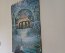 Majesty of Gaia Framed poster by Andrew Forrest 1991