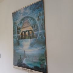 Majesty of Gaia Framed poster by Andrew Forrest 1991