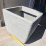 Pot 32cm/12" Square, Grey Textured Image 4
