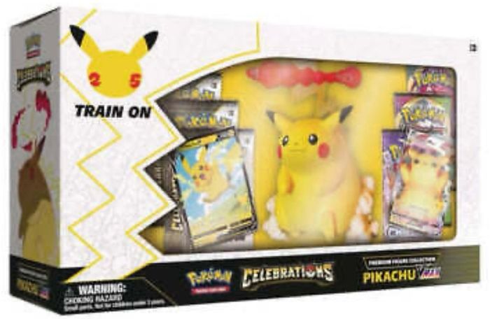 Pokemon Celebrations 25th Anniversary Premium Figure Collection Pikachu VMAX Box