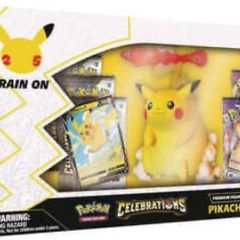 Pokemon Celebrations 25th Anniversary Premium Figure Collection Pikachu VMAX Box