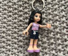 Genuine Lego friends key chain from Legoland