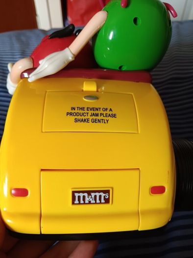 M&M's Rebel Without A Clue Hot Rod Candy Dispenser. (A few minor marks. See pictures.)