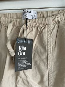 Rita Ora cargo cream trousers size 10 to 12