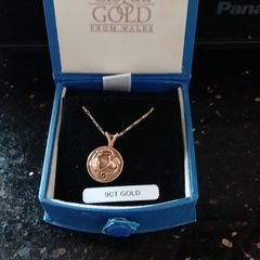 Rare Clogau 9ct Rose Gold Pendant on 9ctChain