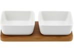 Ladelle Entertainer 2pc Bowl Set White