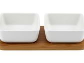 Ladelle Entertainer 2pc Bowl Set White