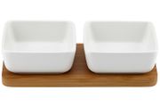 Ladelle Entertainer 2pc Bowl Set White