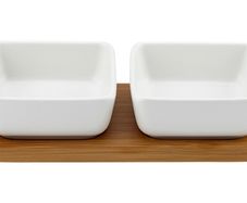 Ladelle Entertainer 2pc Bowl Set White