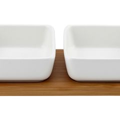Ladelle Entertainer 2pc Bowl Set White